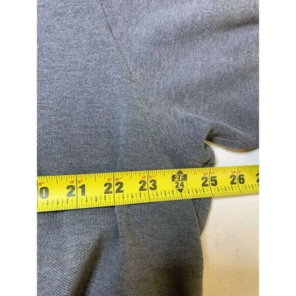 Mens Polo By Ralph Lauren XXL Grey Cotton‎ Collared Polo Golf Short Sleeve Shirt